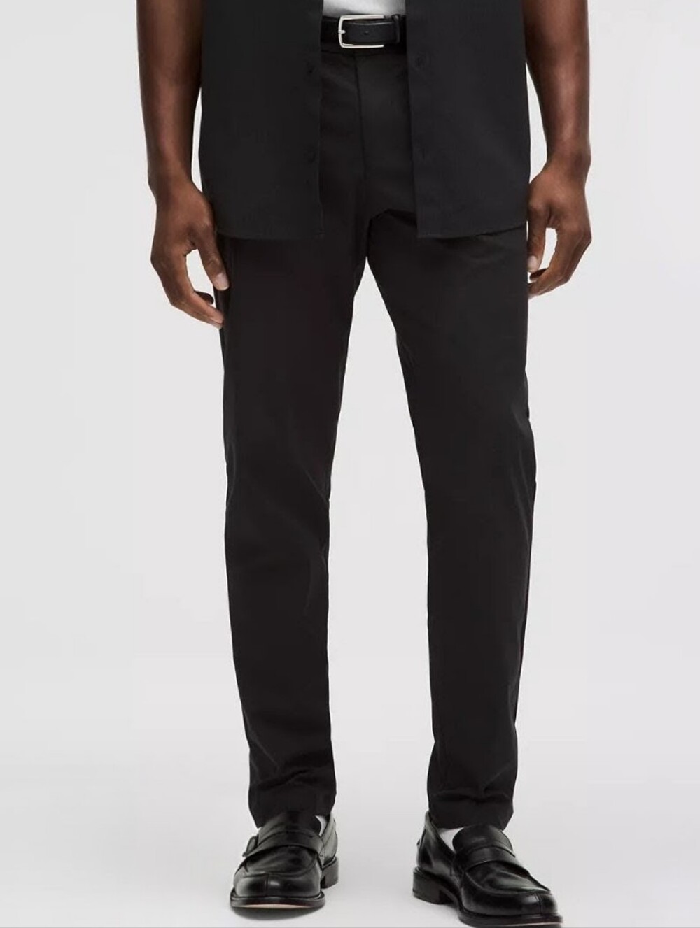 Lululemon Black Commission ABC Chino Slim Pants Mens Size 40x26 Trousers